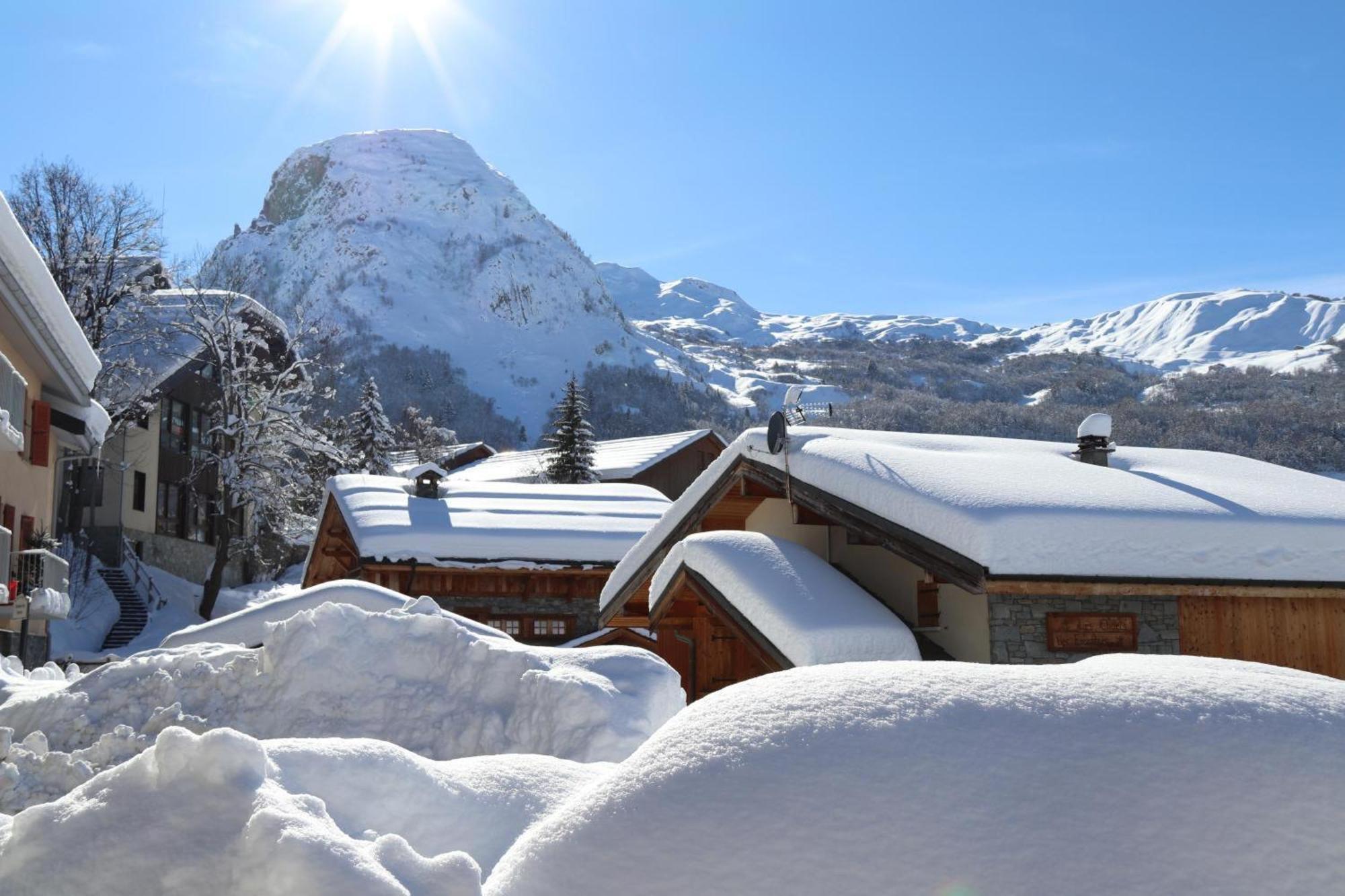 Вілла Chalet Cosy Pour 13 Sauna Сен-Мартен-де-Бельвіль Екстер'єр фото